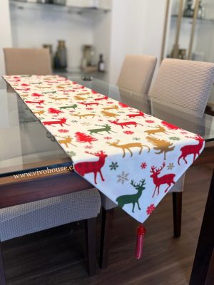 Camino de mesa navidad diseño Reno