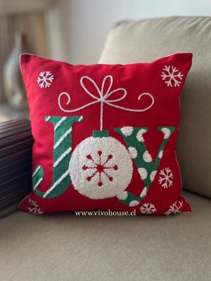 Funda bordada navideña Copo