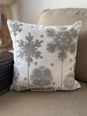 Funda bordada navideña Nieve