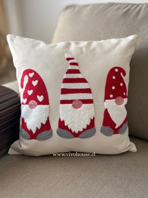 Funda bordada navideña Duende