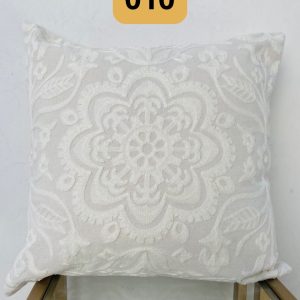 Funda de cojines bordados abstractos