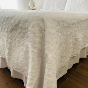 Cubrecama de microplush reversible