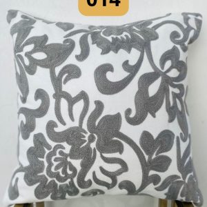 Funda de cojines bordados abstractos