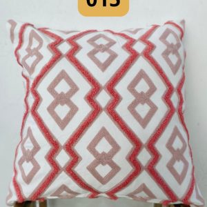 Funda de cojines bordados abstractos