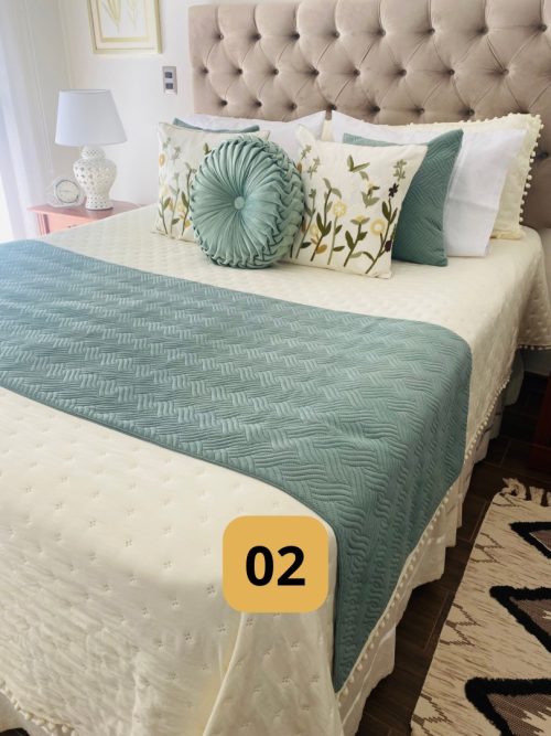 Set en tono verde menta Nantes