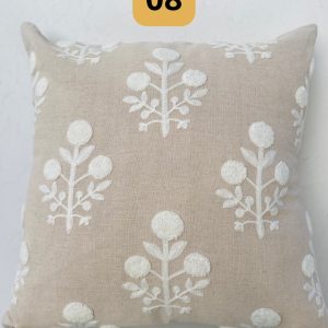 Funda de cojines bordados abstractos