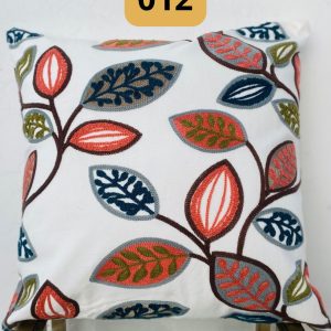 Funda de cojines bordados abstractos