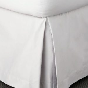 Faldón 200 hilos Clásico Liso dos plazas Blanco