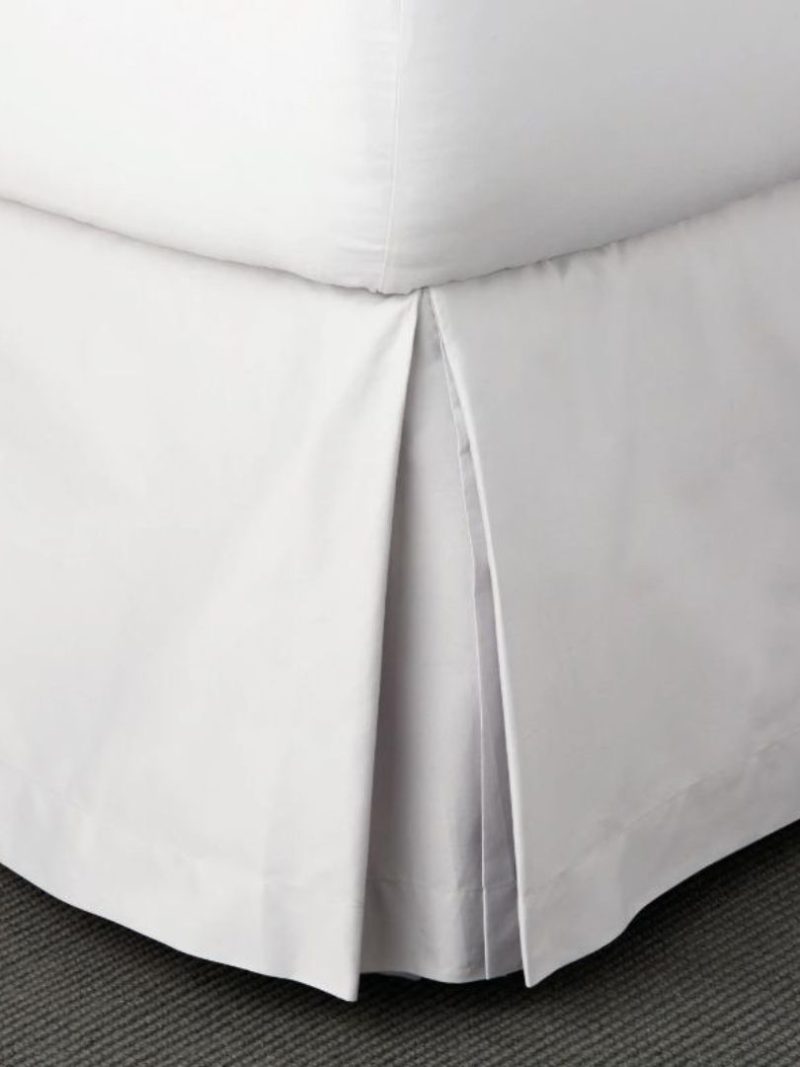 Faldón 200 hilos Clásico Liso dos plazas Blanco