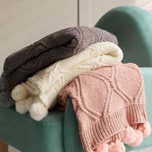 Manta de sofa chenille