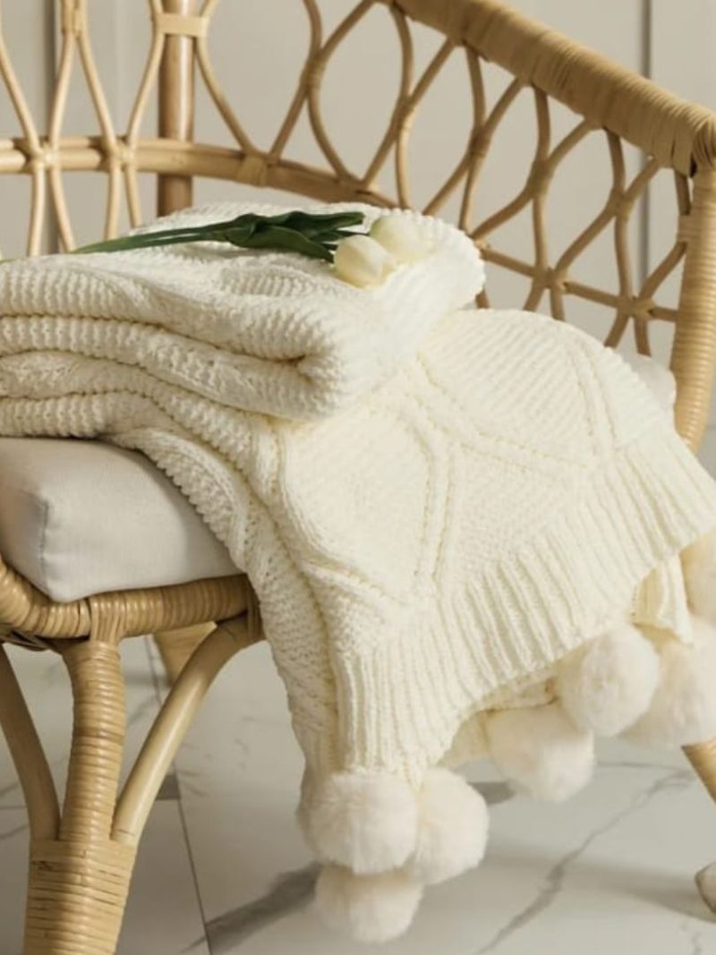 Manta de sofa chenille