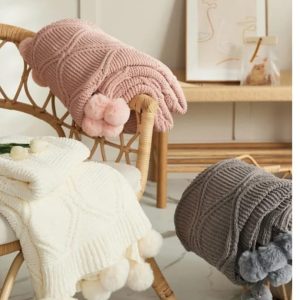 Manta de sofa chenille