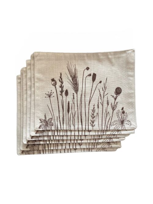 Set 6 individuales Jardín Café