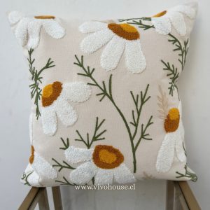 Funda bordada Pétalos