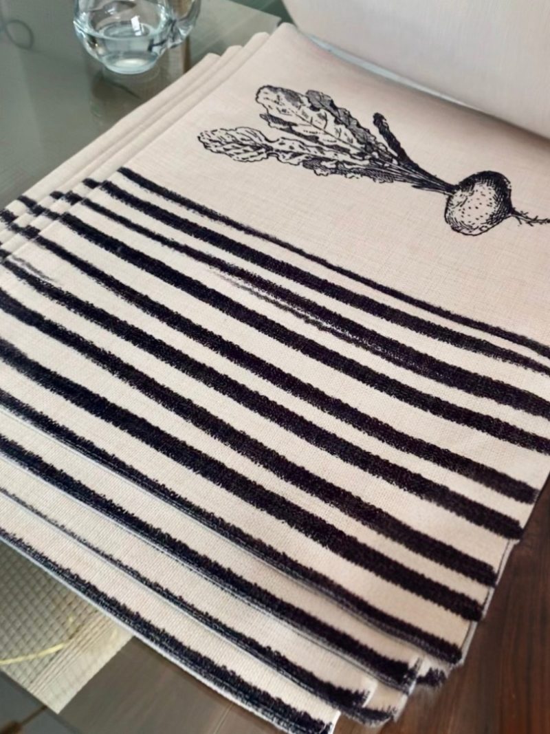 Set 6 individuales Rábano Negro