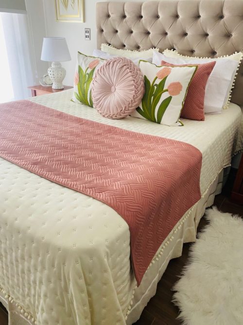 Set en tono palo de rosa Niza