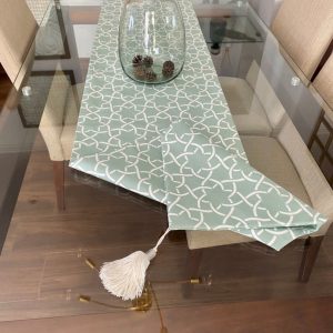 Caminos de mesa diseños abstractos